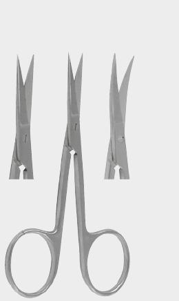 Ножиці для райдужної оболонки ока, 11,5 см (cm)